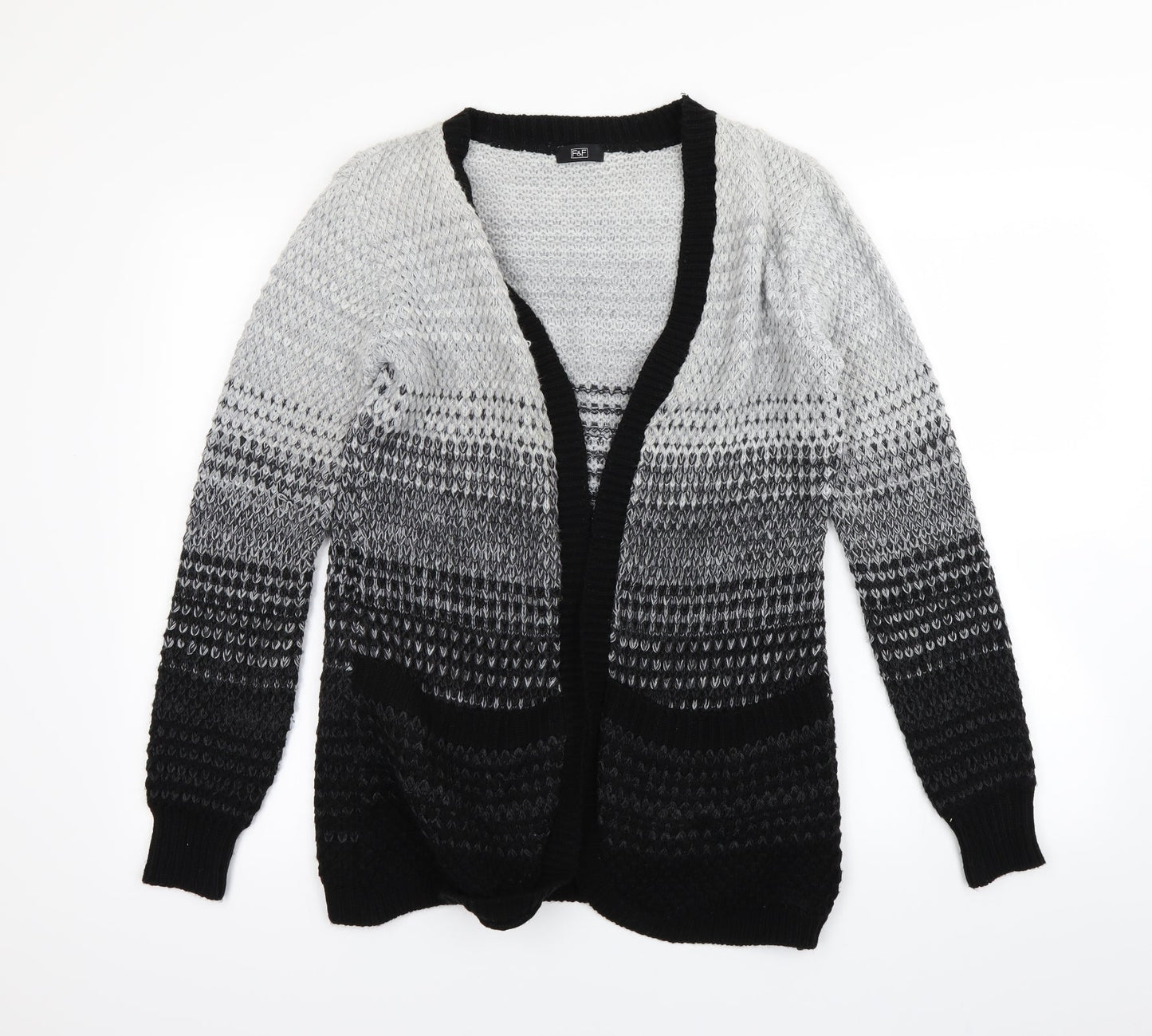 F&F Womens Black   Cardigan Jumper Size 10