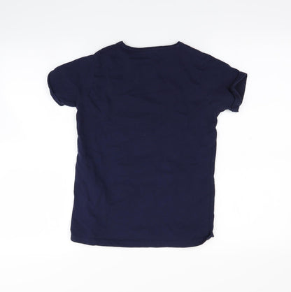 YD Girls Blue   Basic T-Shirt Size 12 Years