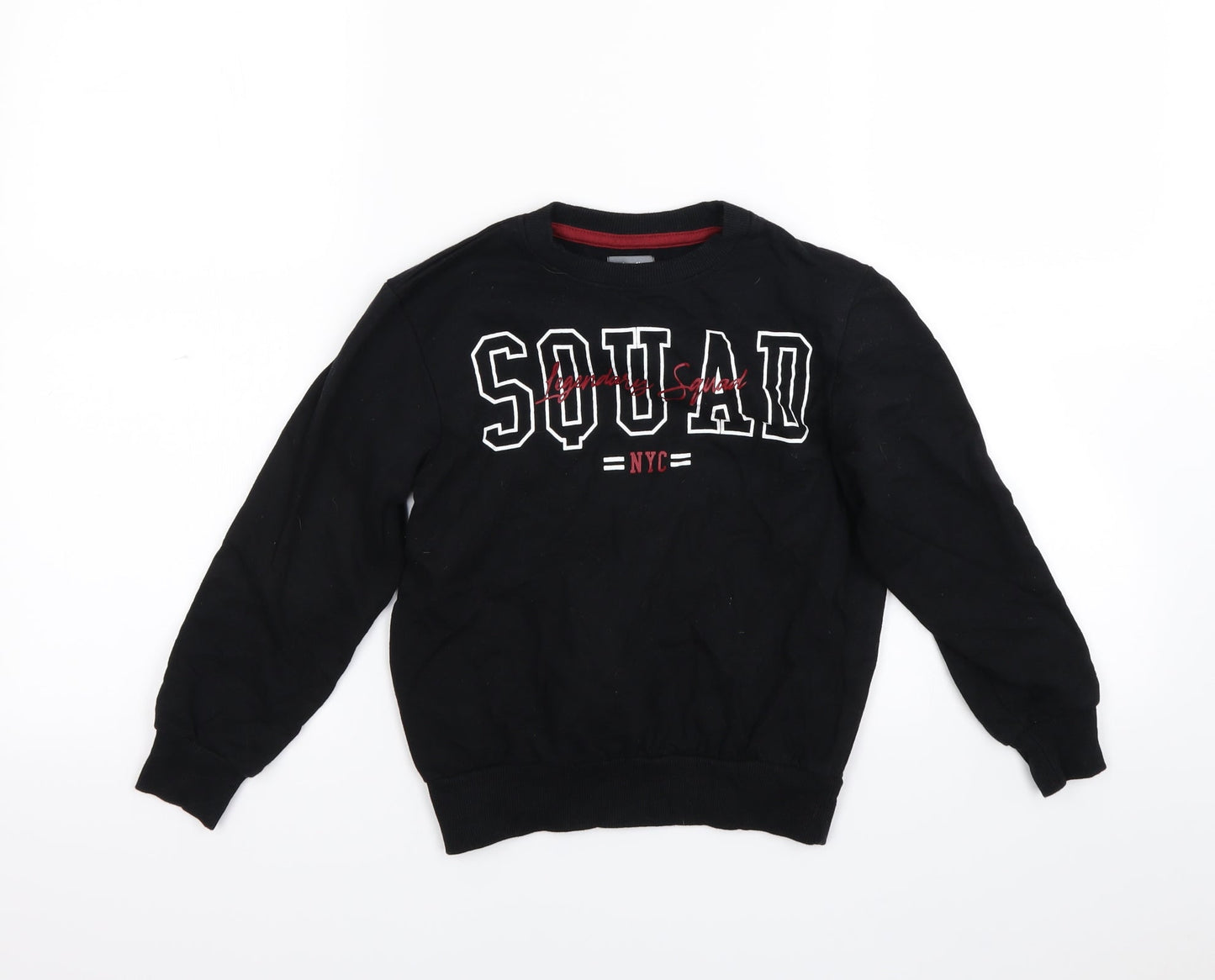 studio  Girls Black   Pullover Jumper Size 6-7 Years