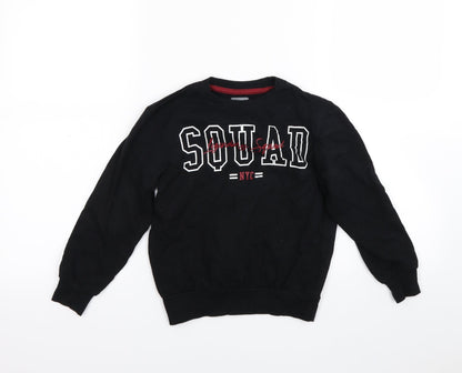 studio  Girls Black   Pullover Jumper Size 6-7 Years