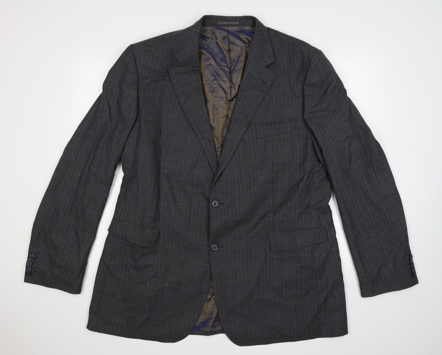 Mens UK Size 38 George Regular Grey Suit Jacket
