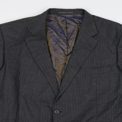 Mens UK Size 38 George Regular Grey Suit Jacket