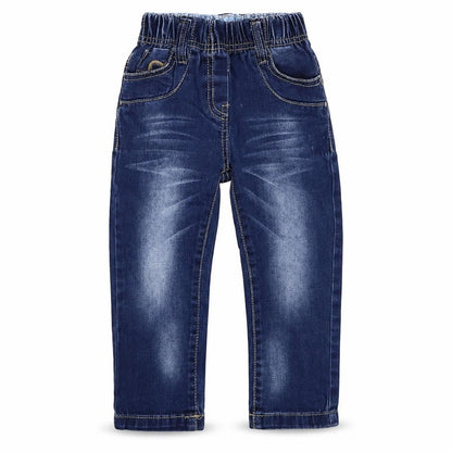 kidtizen Girls Blue  Denim Straight Jeans Size 4 Years - heart pockets
