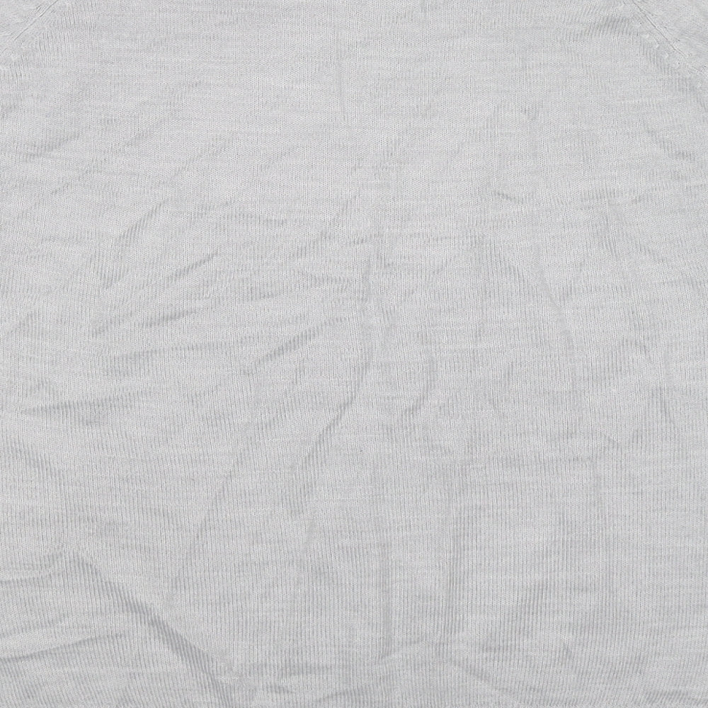 Marks and Spencer Womens Grey  Knit Pullover Jumper Size 14