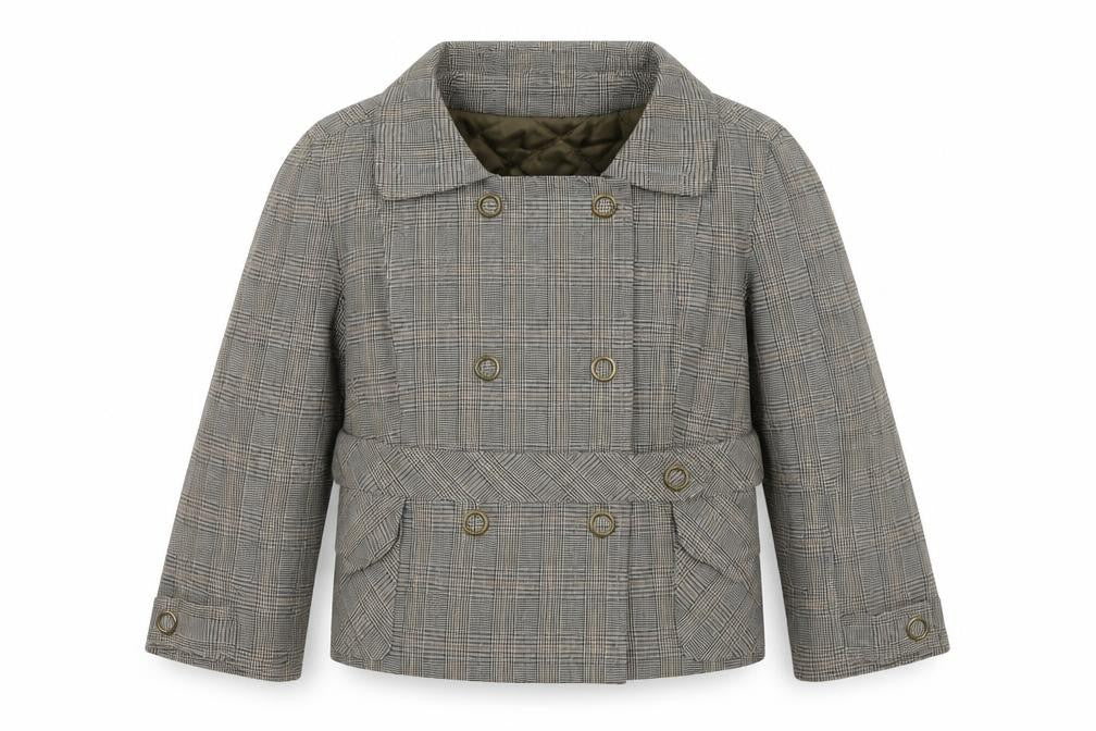 Womens UK Size 10 Moto Grey Jacket