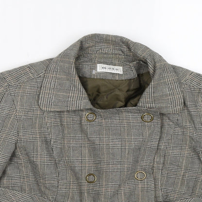 Womens UK Size 10 Moto Grey Jacket