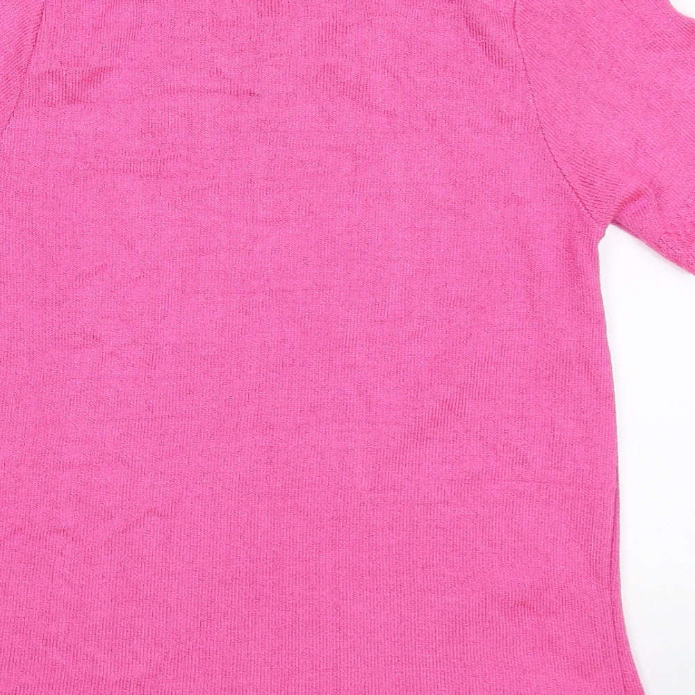 elegant collection Womens Pink  Knit Pullover Jumper Size S