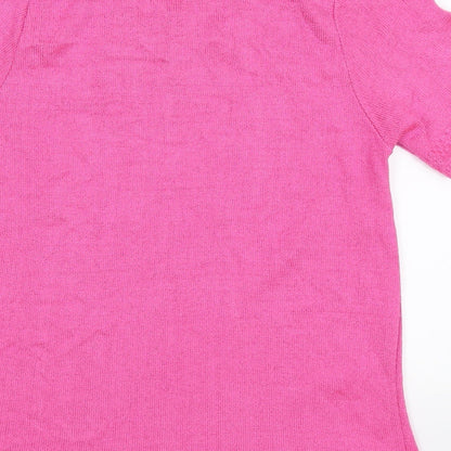 elegant collection Womens Pink  Knit Pullover Jumper Size S