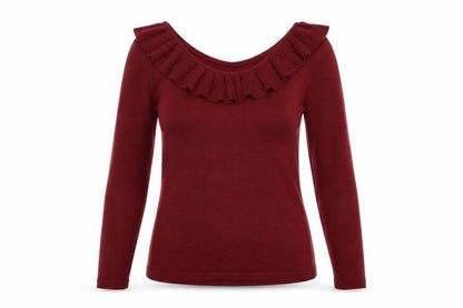 Boohoo Womens Red   Cardigan Jumper Size 10