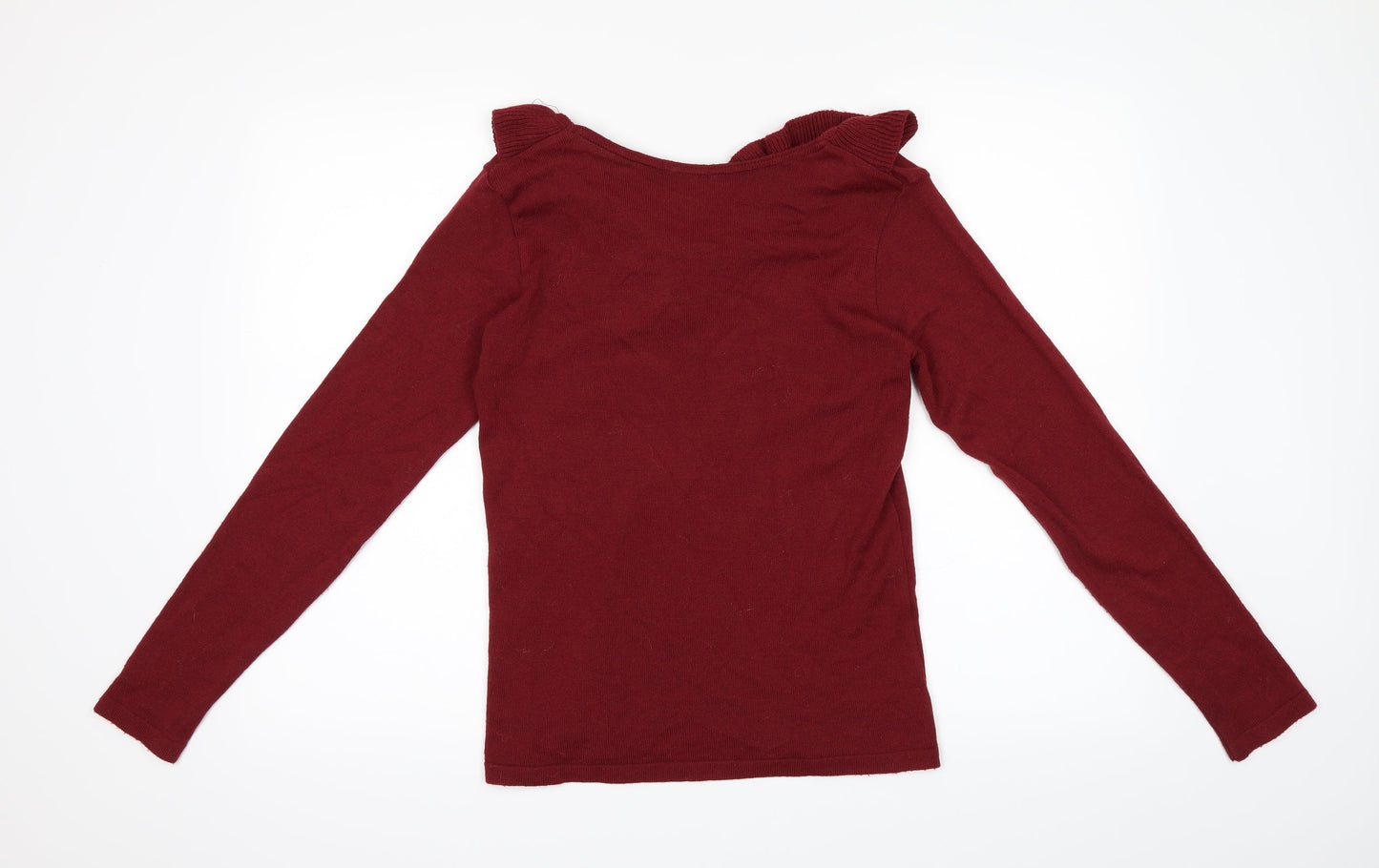 Boohoo Womens Red   Cardigan Jumper Size 10