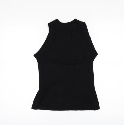H&M Womens Black   Basic Blouse Size S
