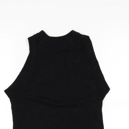 H&M Womens Black   Basic Blouse Size S