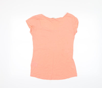 Womens UK Size S H&M Pink Basic Blouse