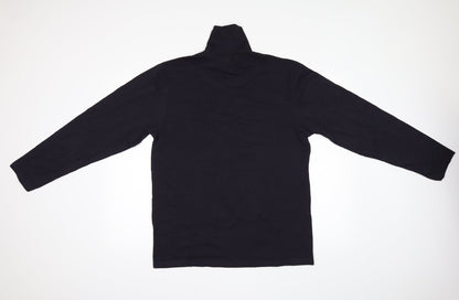 Henbury Mens Blue   Pullover Jumper Size M