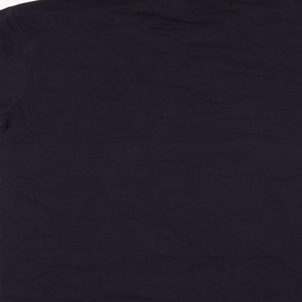 Henbury Mens Blue   Pullover Jumper Size M