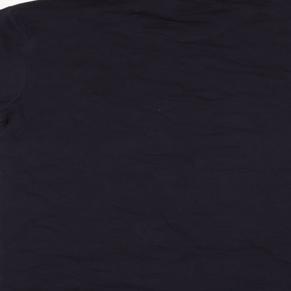 Henbury Mens Blue   Pullover Jumper Size M