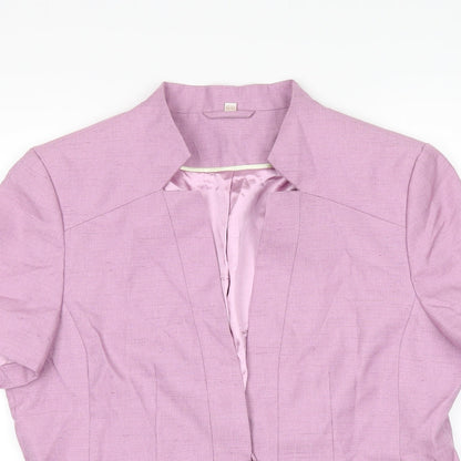 Womens UK Size 14 Anna Rose Regular Pink Suit Jacket