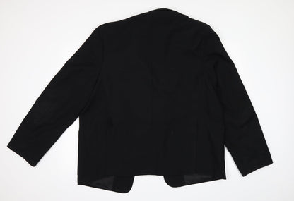 Mens UK Size 42 BHS Regular Black Suit Jacket