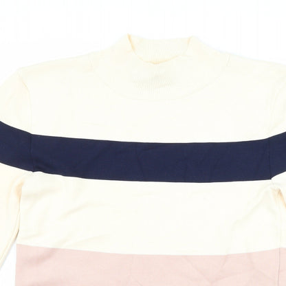Womens UK Size 6 NEXT Beige Basic T-Shirt