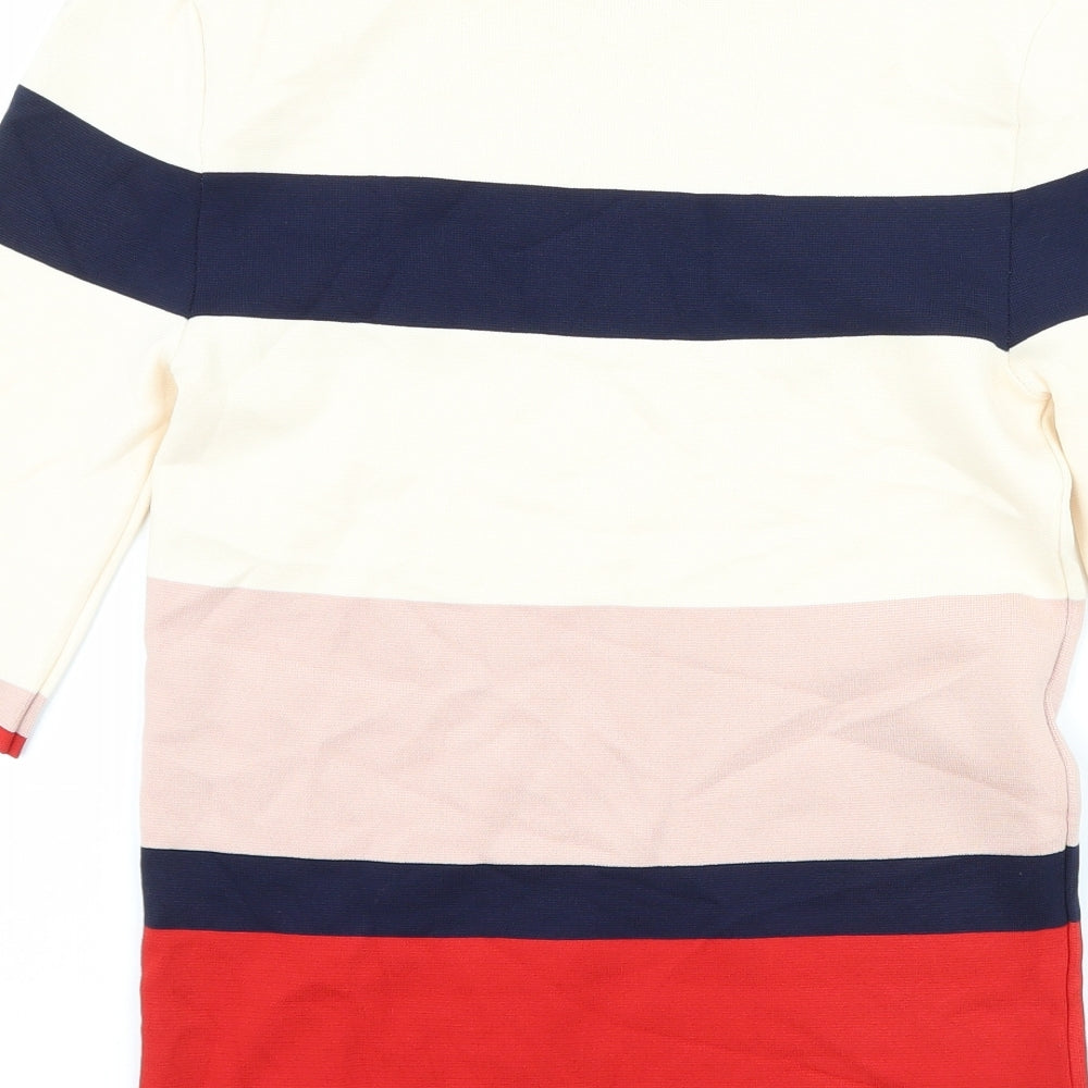 Womens UK Size 6 NEXT Beige Basic T-Shirt