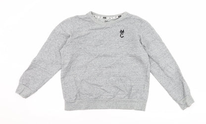 tout a coup Girls Grey   Pullover Sweatshirt Size 14 Years  - cat