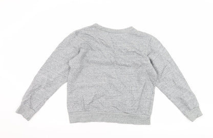 tout a coup Girls Grey   Pullover Sweatshirt Size 14 Years  - cat