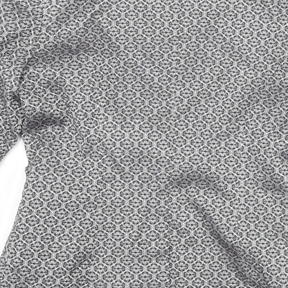 Dorothy Perkins Womens Silver Geometric  Jacket Suit Jacket Size 8