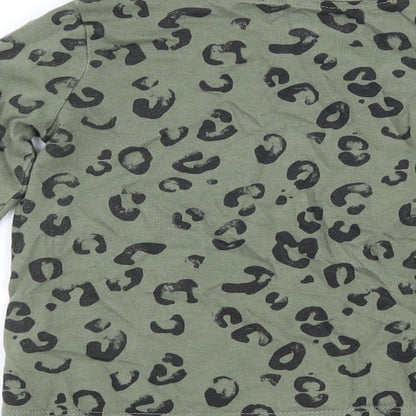 F&F Baby Green Animal Print  Basic T-Shirt Size 12-18 Months