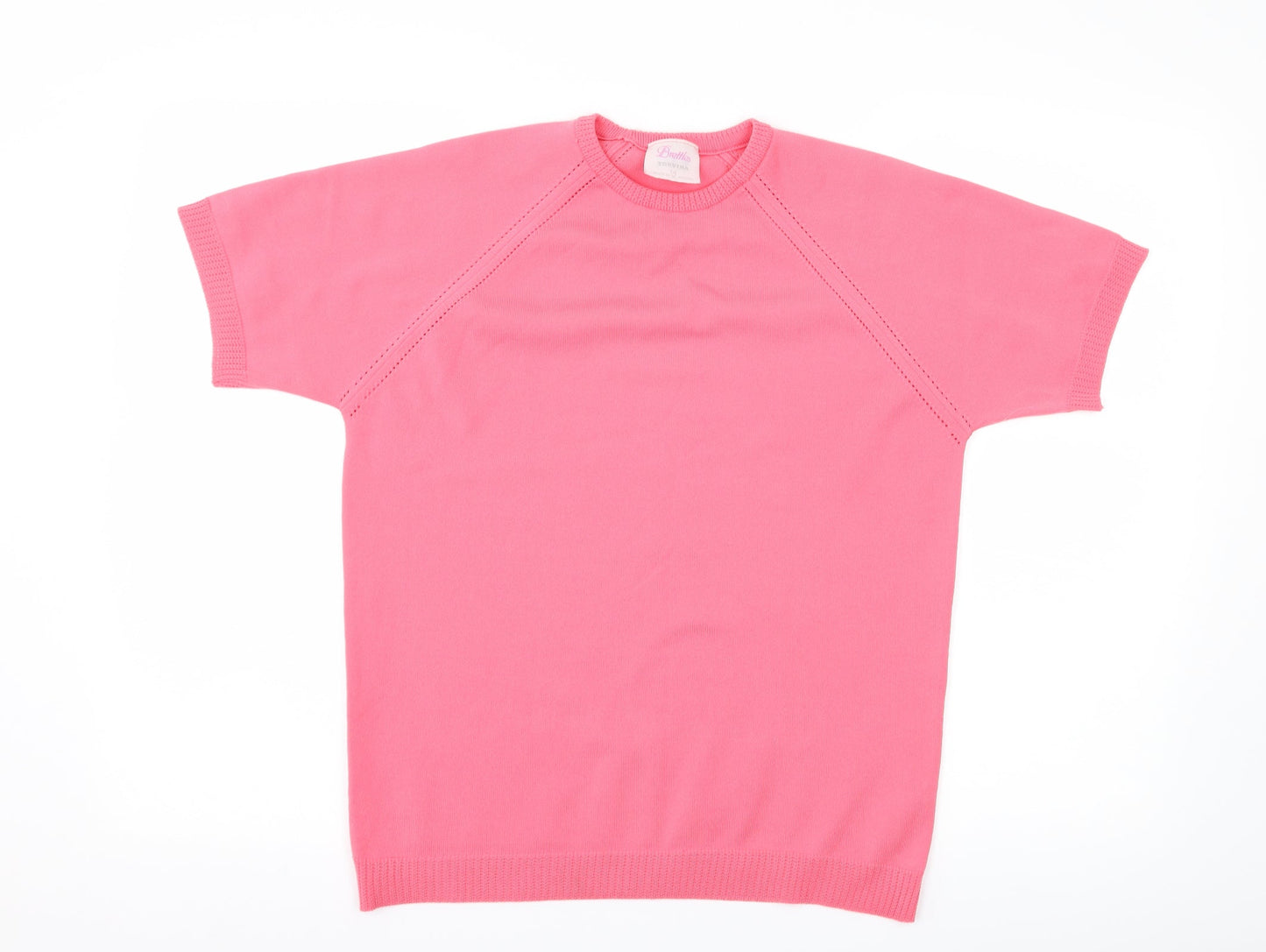 brettles Womens Pink   Basic T-Shirt Size 14