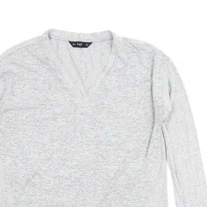 F&F Womens Grey   Tunic T-Shirt Size 14