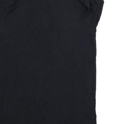 I SAW IT FIRST Womens Black   Tunic T-Shirt Size 8