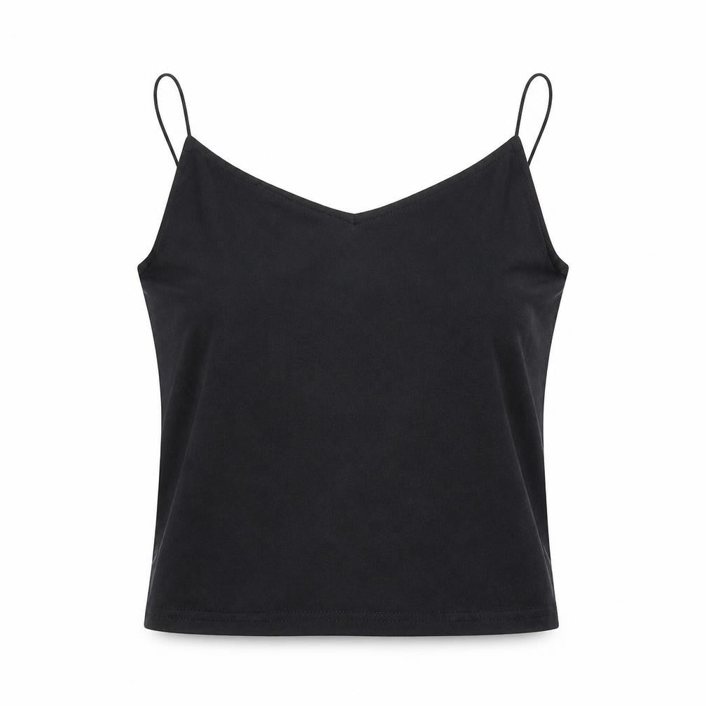Womens UK Size 10 New Look Black Camisole Tank