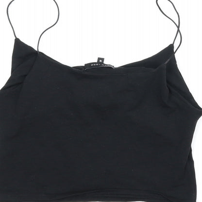 Womens UK Size 10 New Look Black Camisole Tank