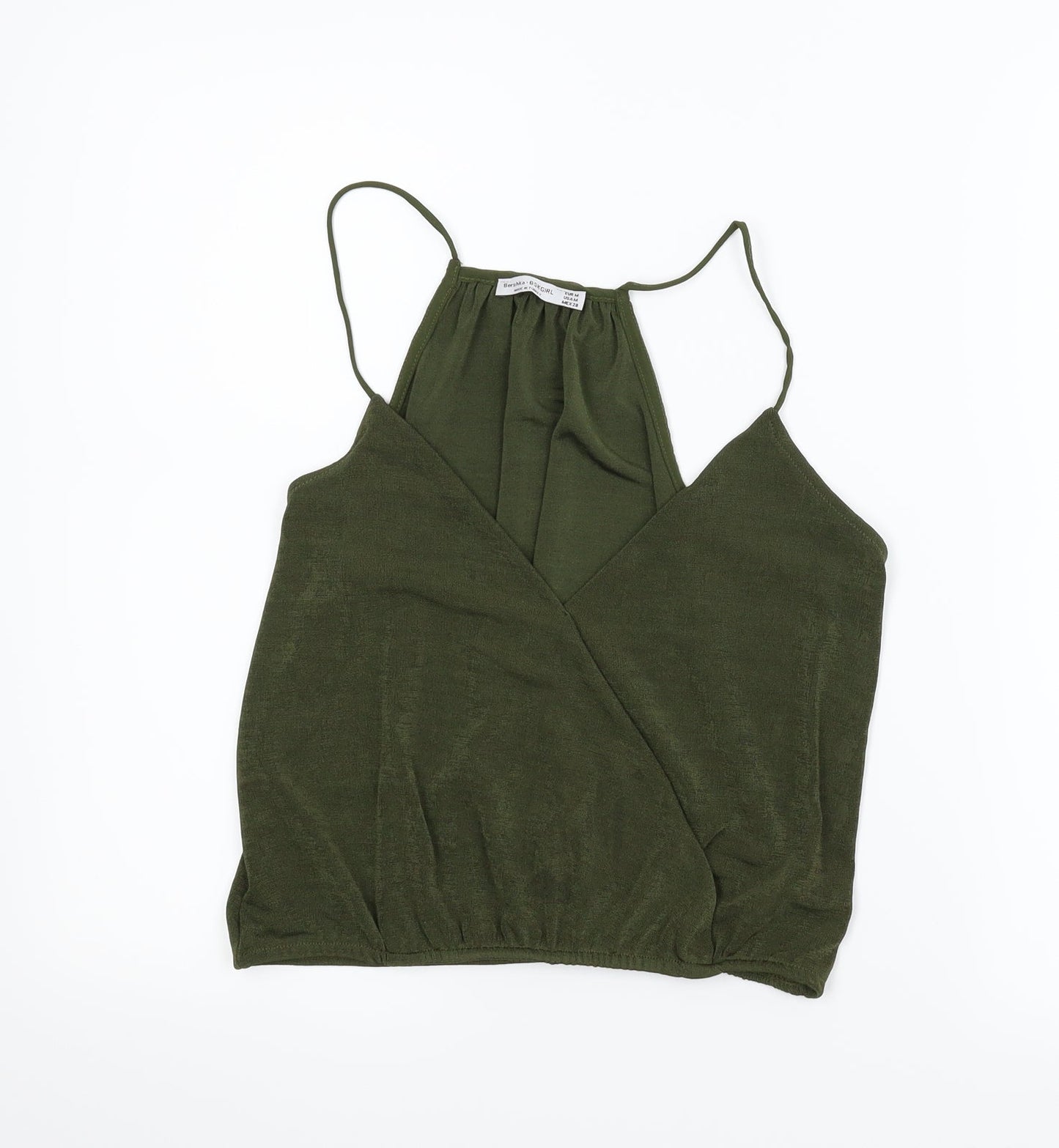 BKS Girl Womens Green   Camisole Tank Size M