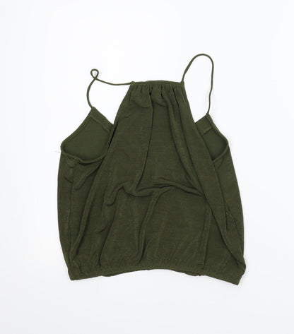 BKS Girl Womens Green   Camisole Tank Size M