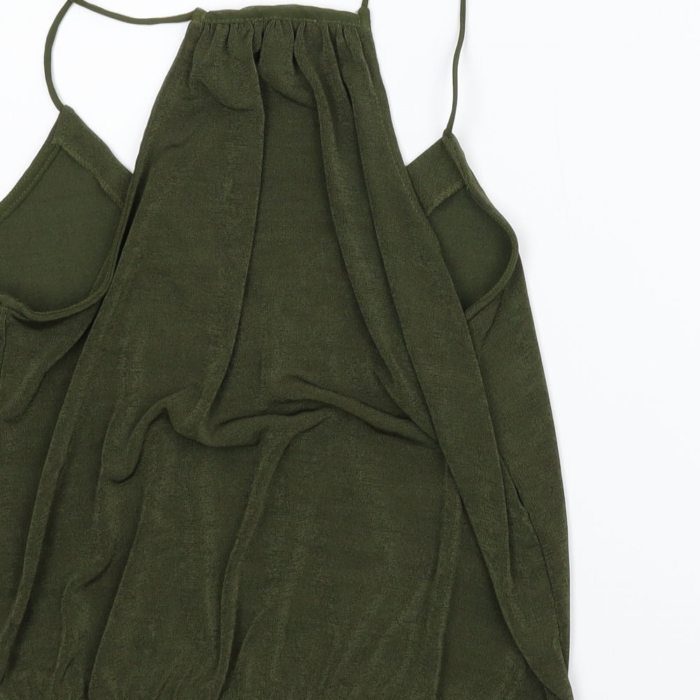 BKS Girl Womens Green   Camisole Tank Size M