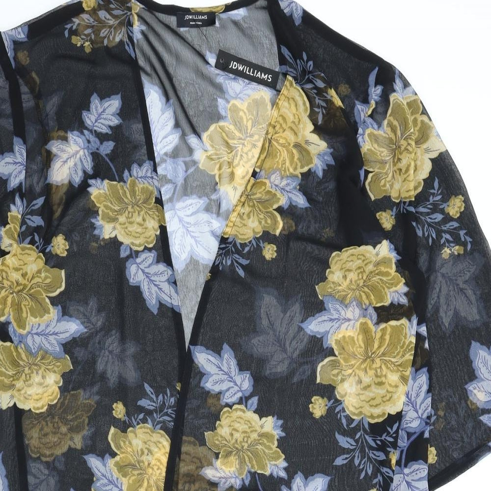 Womens UK Size 10 JD Williams Multicoloured Kimono Blouse