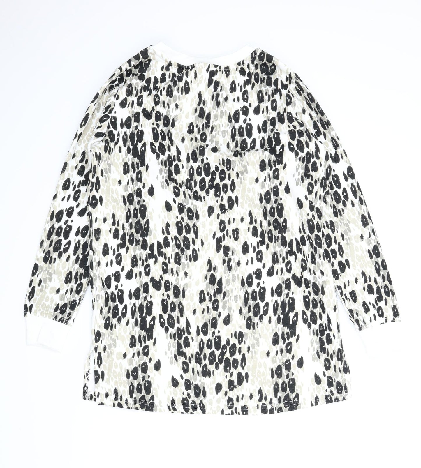 Capsule Womens Beige Animal Print  Jumper Dress  Size 10