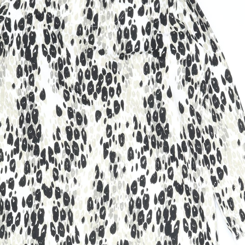 Capsule Womens Beige Animal Print  Jumper Dress  Size 10
