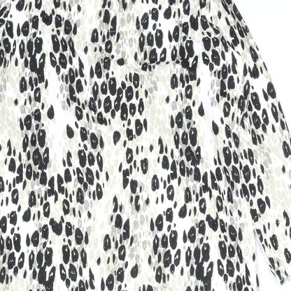 Capsule Womens Beige Animal Print  Jumper Dress  Size 10