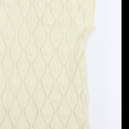 YD Girls Ivory   Cardigan Jumper Size 11-12 Years