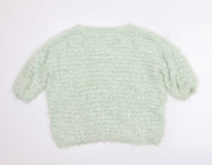 F&F Womens Green   Pullover Jumper Size 16