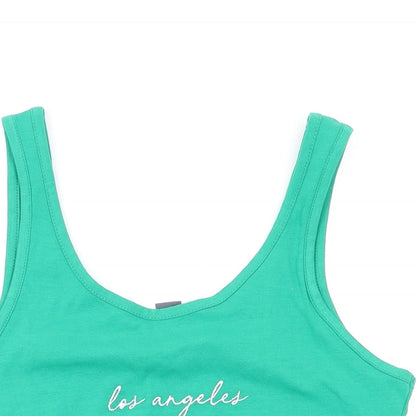 Primark Womens Green   Basic T-Shirt Size 10