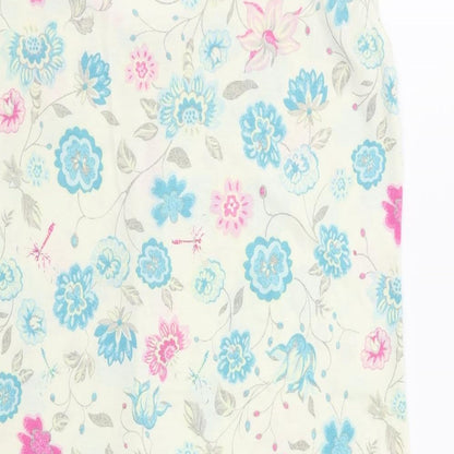 TU Womens Ivory Floral  Capri Dress Size 10