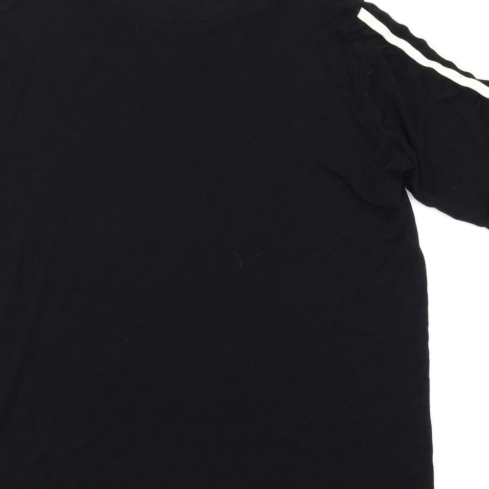 Boohoo Womens Black   Basic T-Shirt Size 10