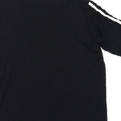 Boohoo Womens Black   Basic T-Shirt Size 10