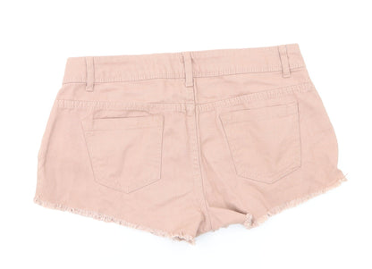 Denim &co  Womens Pink   Hot Pants Shorts Size 8