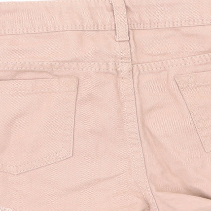 Denim &co  Womens Pink   Hot Pants Shorts Size 8