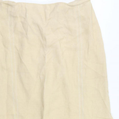 Coast Womens Beige   Flare Skirt Size 10