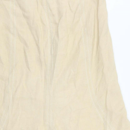 Coast Womens Beige   Flare Skirt Size 10